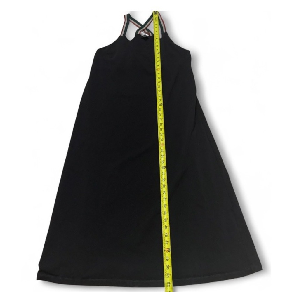 Saint + Sofia Black‎ Organic Cotton Maxi Dress Women's Size 12 UK 16 EU XL - Picture 6 of 14